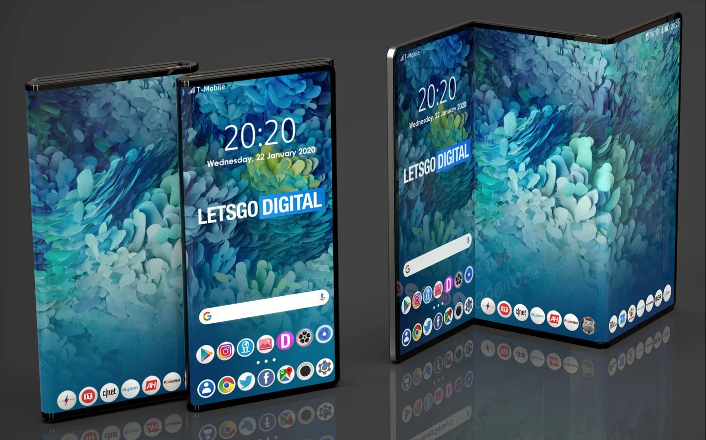 Flagship tri-lipatan pertama Samsung, Galaxy G Fold, untuk menjalankan produksi terbatas pada bulan September; Spesifikasi termasuk elit OLED 10 inci yang dibuka, elit Snapdragon 8, baterai yang lebih kecil & lainnya